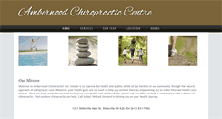 Desktop Screenshot of amberwoodchiropractic.com